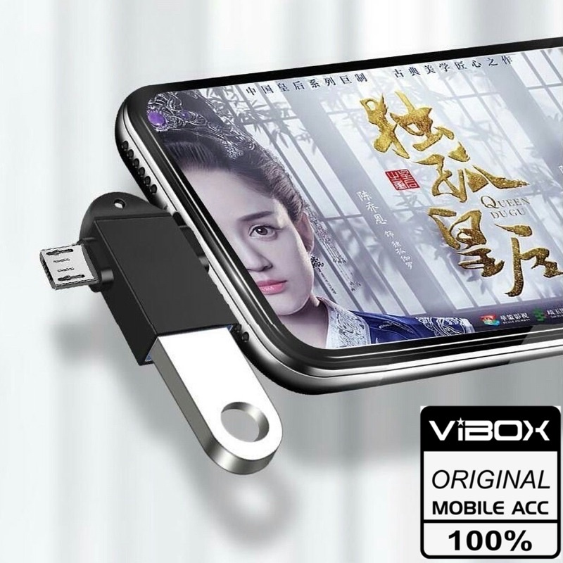 GROSIR OTG 21 VIBOX 2in1 MICRO TYPE C ALL IN ONE ON THE GO USB3.0 HIGH SPEED