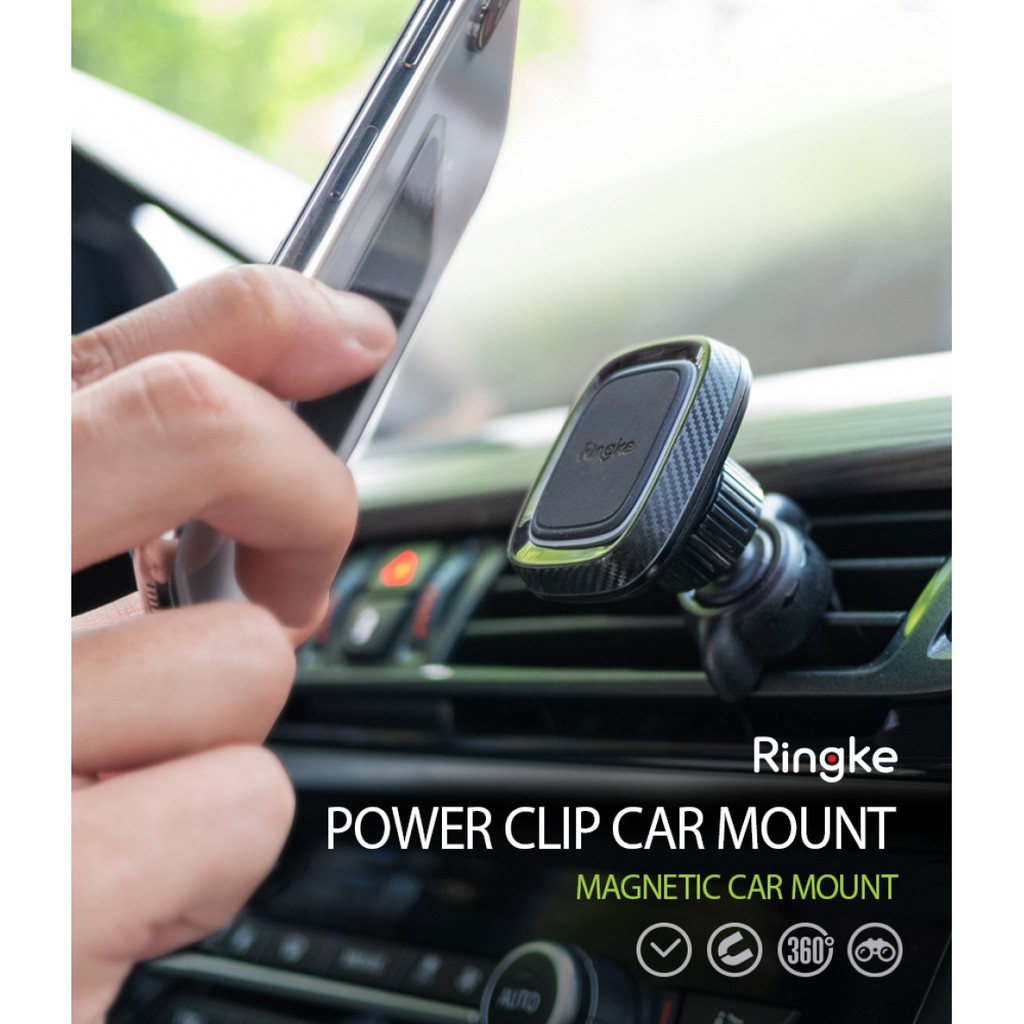 Ringke power clip air vent car mount