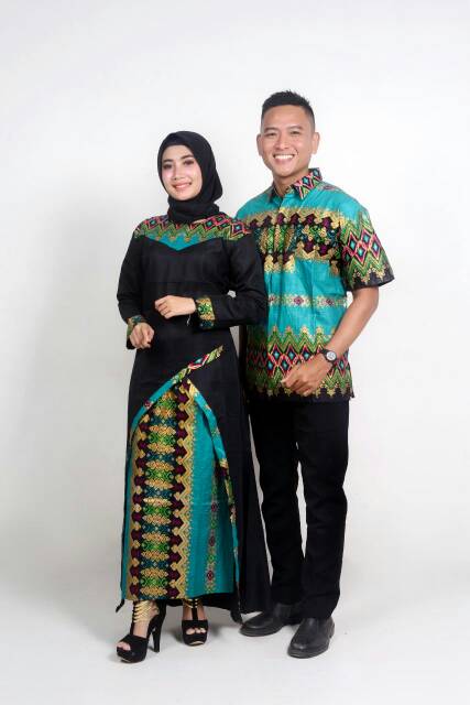 COUPLE SARIMBIT KAIN BATIK PRADA MIX BALOTELLI -MODERN -TERBARU -MURAH