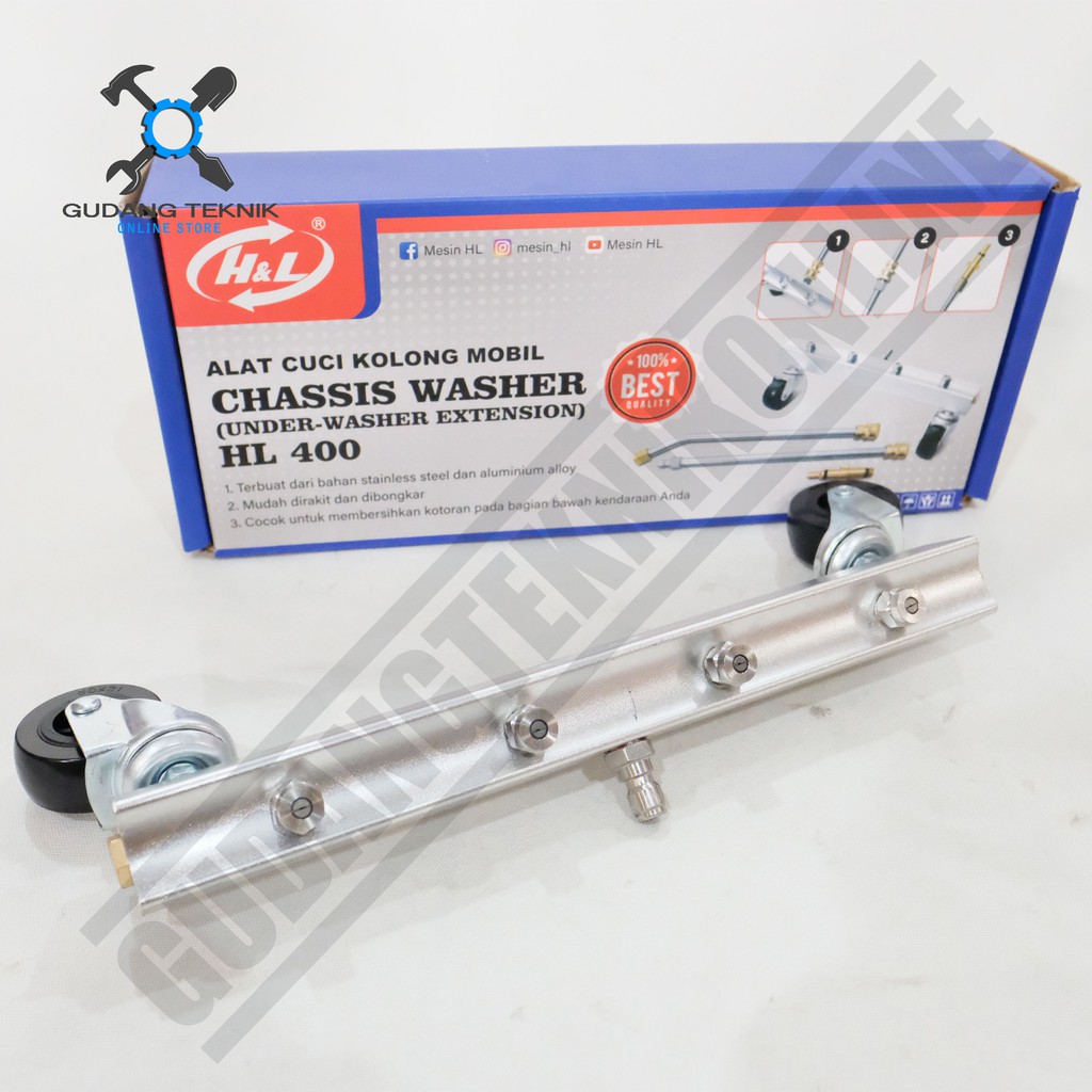 H&amp;L HL400 / Alat Cuci Kolong Mobil HNL HL 400 / Chassis Washer ( Under-Washer Extension ) H&amp;L HL-400