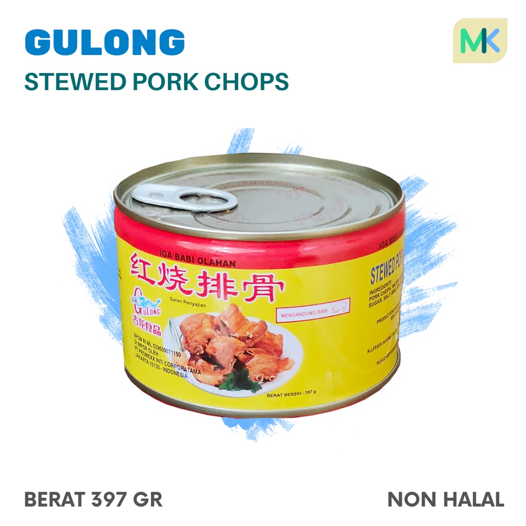 

GULONG STEWED PORK CHOPS - DAGING BAIKUT IGA BABI KALENG 397 GR