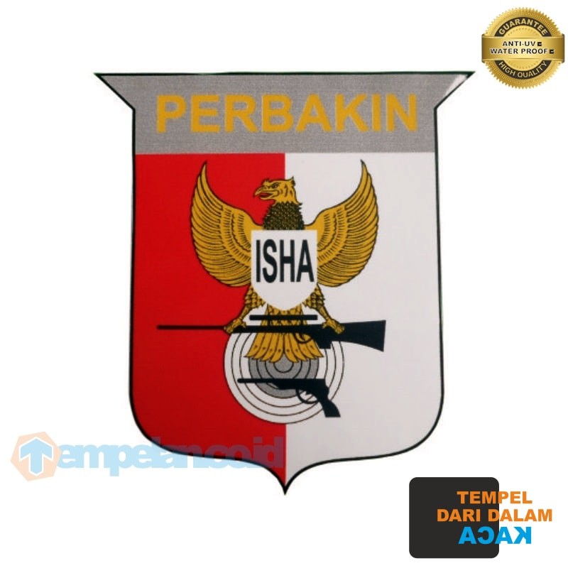 STIKER LOGO PERBAKIN (TEMPEL DALAM KACA)
