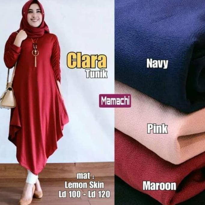 Clara Tunik Tunik Tunik Jumbo Jumbo Wanita Atasan Jumbo Baju Jumbo