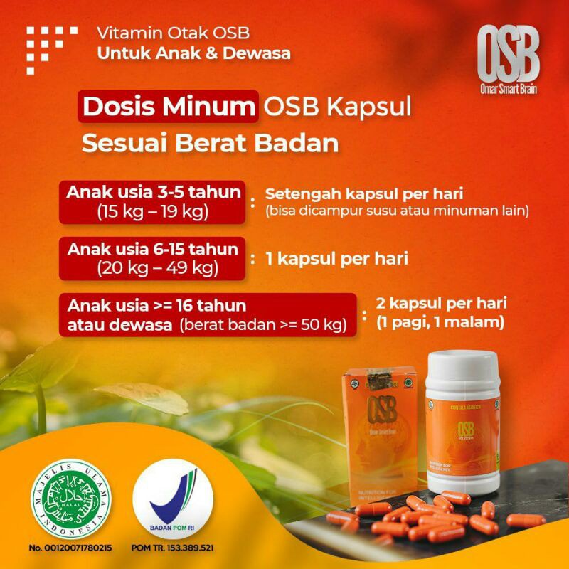 VITAMIN ANAK LAMBAT BICARA (KAPSUL)