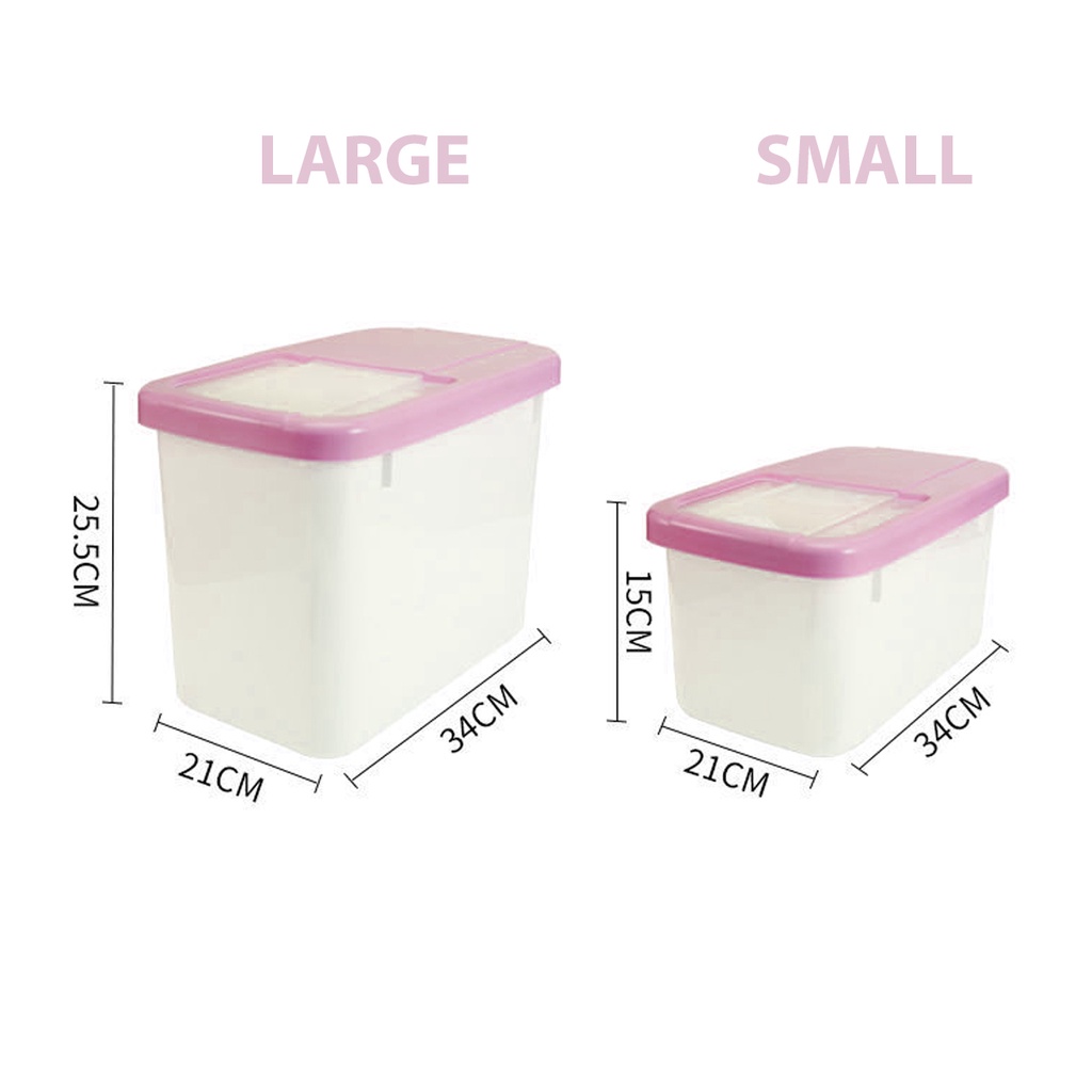 HomiHomi Tempat Beras Penyimpanan Makanan Rice Storage Box BB001