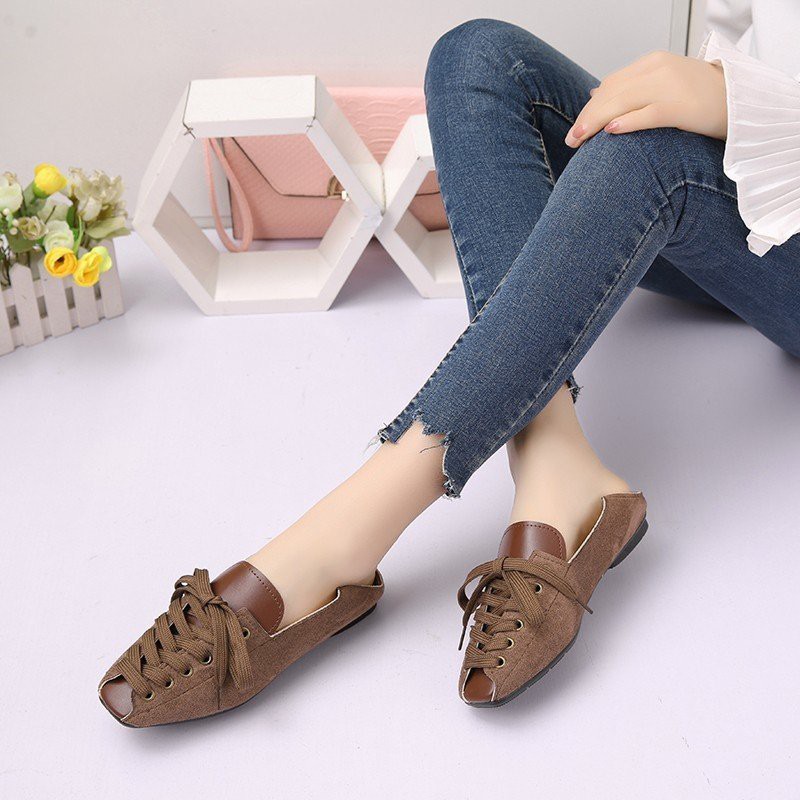 RYS - Polo Beans Sepatu Loafers Korea Wanita Fashion Casual - Ori Import