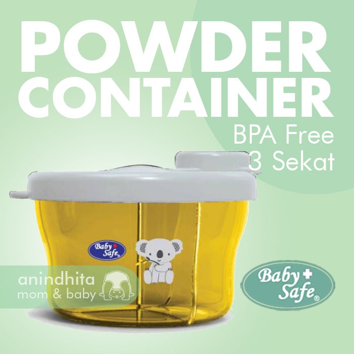 BABYSAFE Milk Powder Container | Tempat Susu Bubuk - baby safe JP031