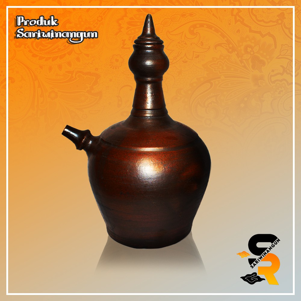 Kendi air Minum Gerabah/Tanah Liat Tradisional ukuran besar Untuk air Lebih Segar