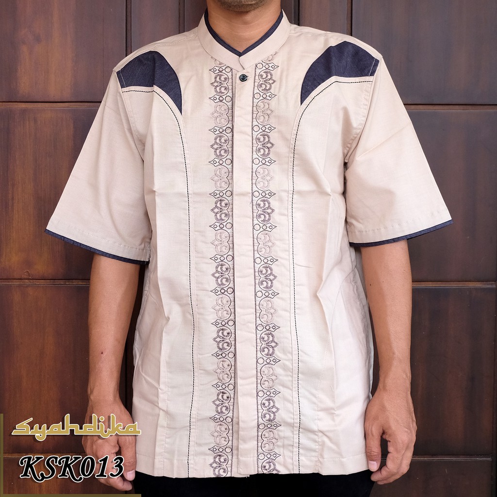 Baju Koko Syahdika Lengan Pendek Kode KSK 013 Shopee Baju Koko Syahdika Lengan Pendek Kode KSK 013 Shopee