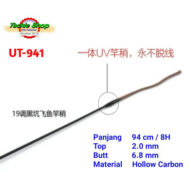 Ujung Tegek 8H Hollow Carbon 94 cm Import      UT-941