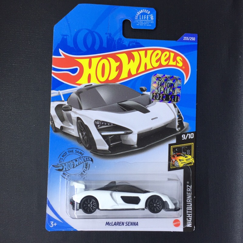 HOTWHEELS MCLAREN SENNA WHITE FS