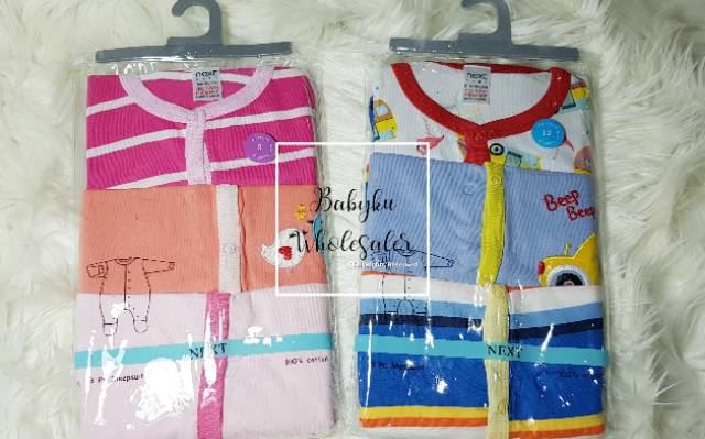 Piyama sleepsuit tutup kaki - piyama bayi - baju tidur bayi tutup kaki