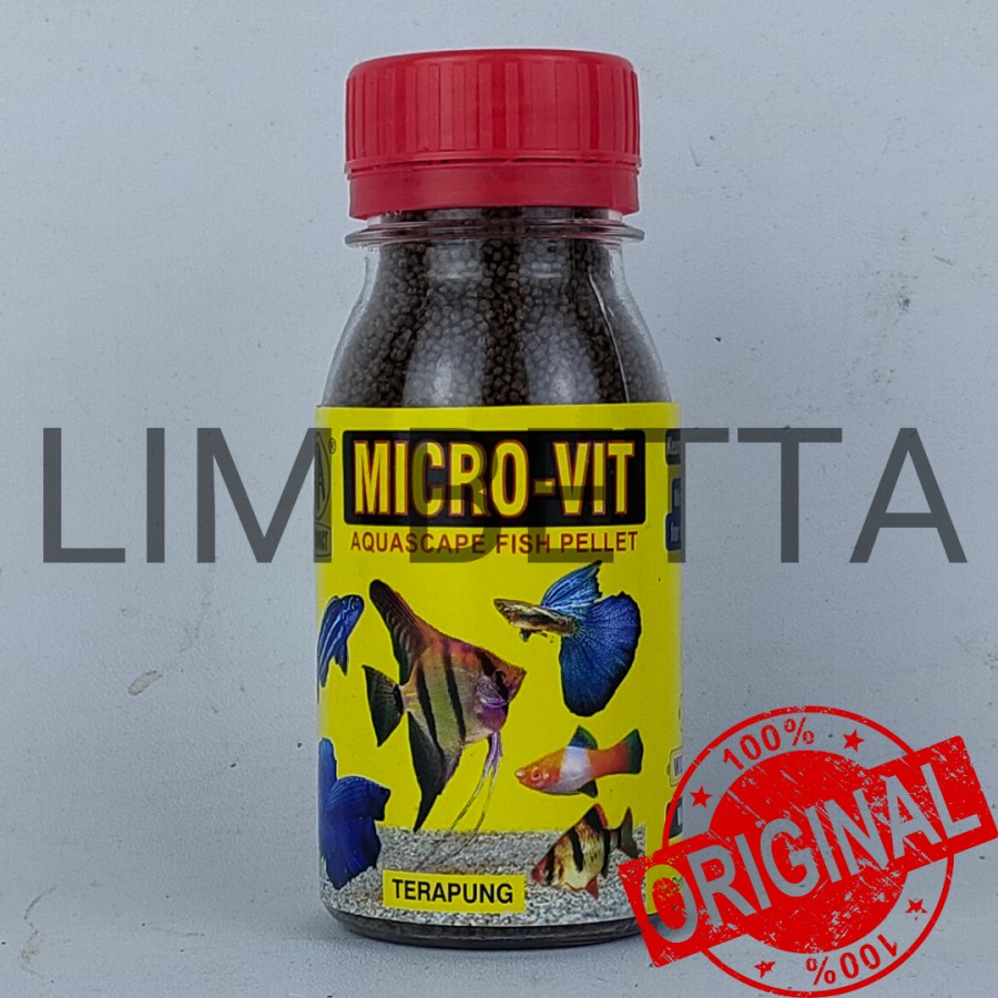 Pelet micro vit/pakan ikan cupang