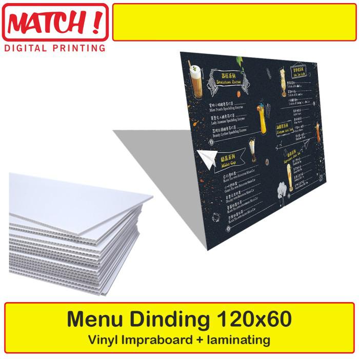 

MENU BOARD IMPRABOARD 120X60 - NON LAMINATING