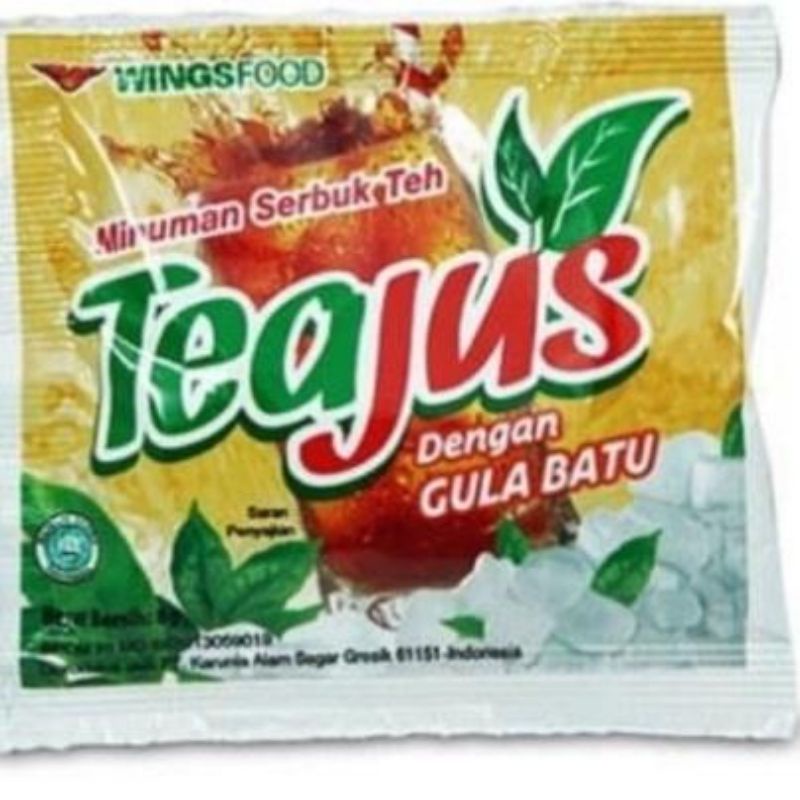 

grosir Tea jus gula batu 8gr harga satu sachet @499