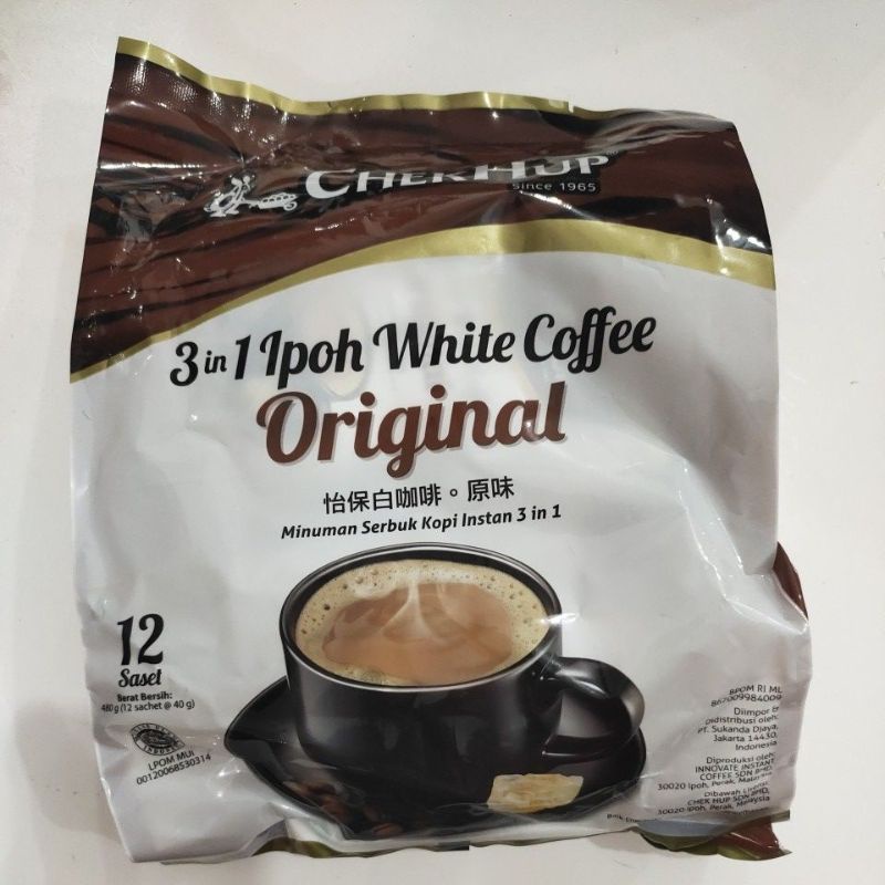 

Chek Hup White Coffee Original 3 in 1/ Rich 12 sachet