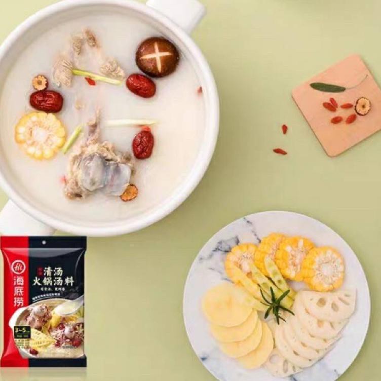 

JO Bumbu Haidilao Qing Tang Hotpot Base (Pork Bone Soup) 海底捞清汤⁂° (Model Baru)