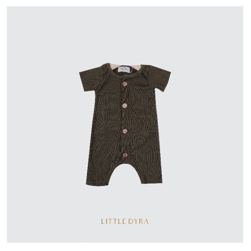 LITTLEDYRA ROMPER DYRA ROMPER SEGIEMPAT ANAK BAYI 0-3 TAHUN-ARMY / LITTLEDYRA