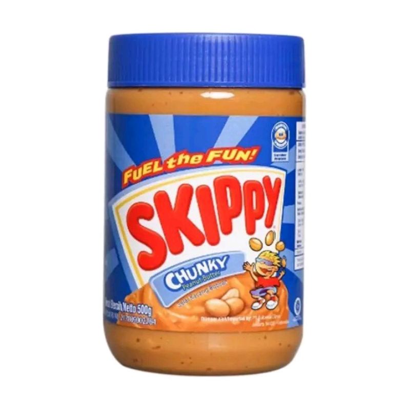 

Skippy peanut butter selai kacang CREAMY OR CHUNKY 500gr