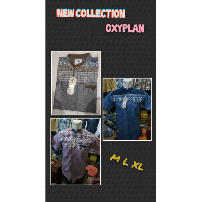 Kemeja Koko (KEMKO) Pria Lengan Pendek Oxyplan
