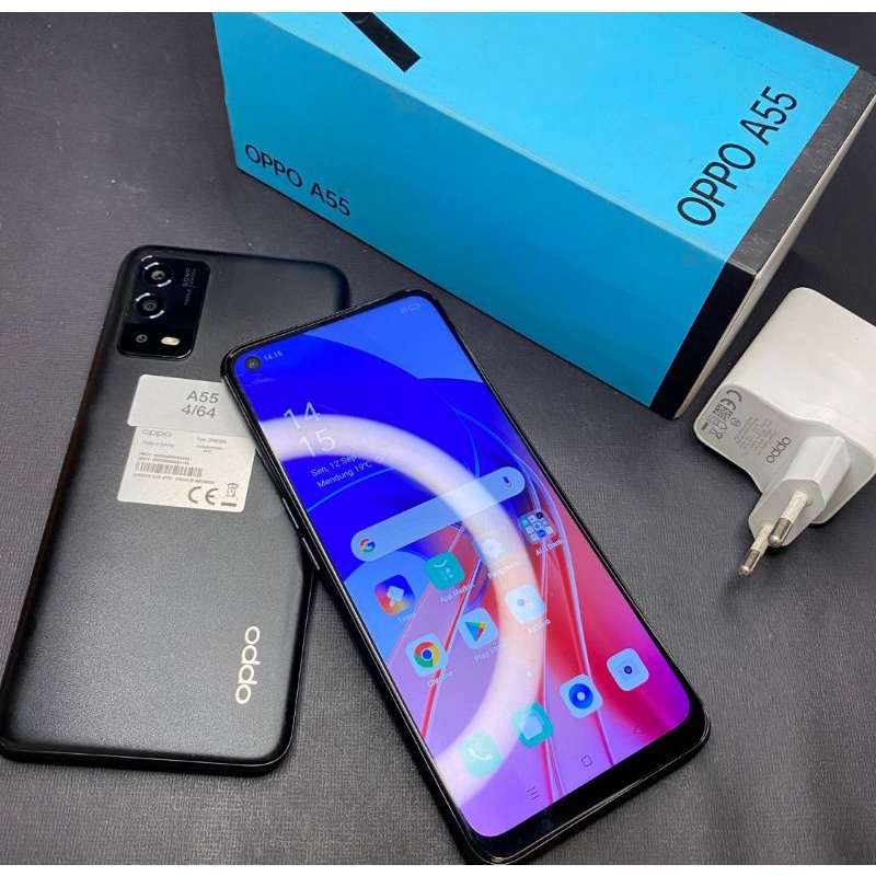 OPPO A55 RAM 4GB INTERNAL 64GB UNIT SECOND ORIGINAL BERGARANSI