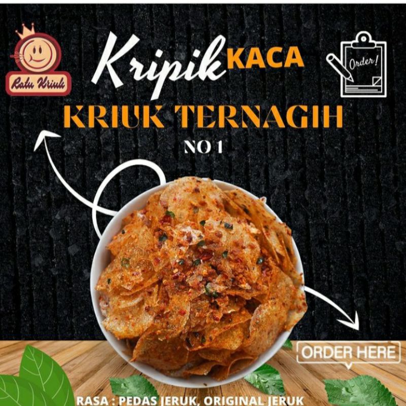 

KripikKaca/kripcaTernagihhhhpedasdaunJeruk