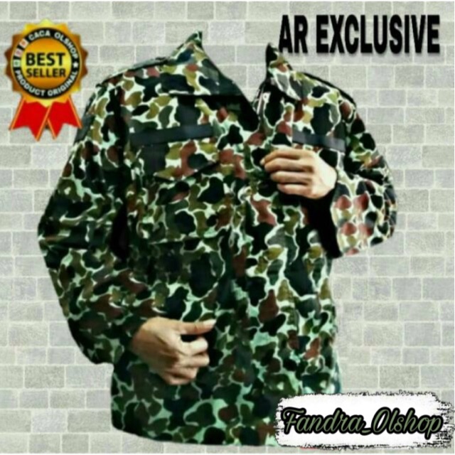 Jaket Loreng Brimob Tutul Bolak Balik AR Exclusive. Kualitas Terbaik 