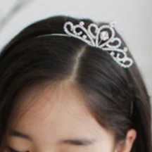 [READY STOCK] AKSESORIS RAMBUT BANDO MAHKOTA ANAK HEADPIECE SILVER APA004