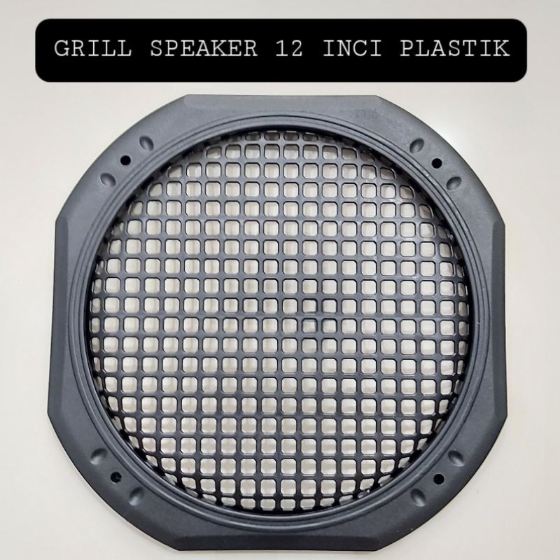 Grill Speaker PANGKON 12 Inci Plastik Ram Penutup Speker Pigura