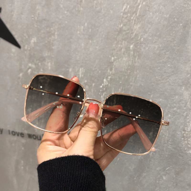 Kacamata Photocromic Oversize Frame Kotak Anti Radiasi Untuk Pria Wanita