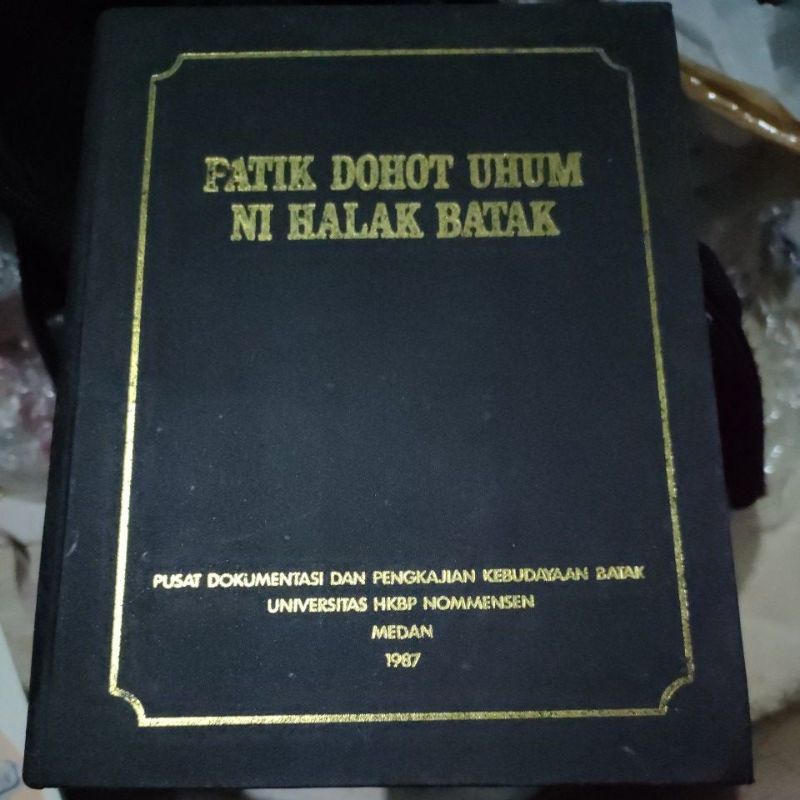 Patik Dohot Uhum Ni Halak Batak