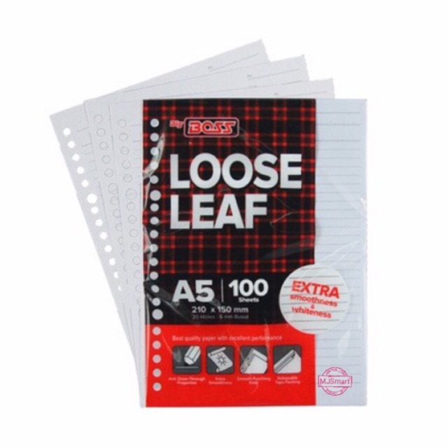 

Loose Leaf Joyko Putih Bergaris