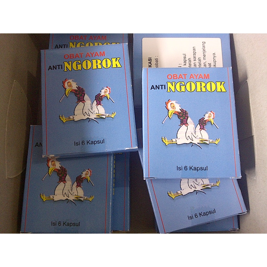 Obat ayam Anti ngorok 6 kapsul / pak@  24pcs