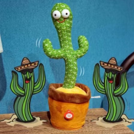 Cactus Toy Boneka Pintar Kaktus Joget Dancing Cactus Toy Joget Joged Dancing