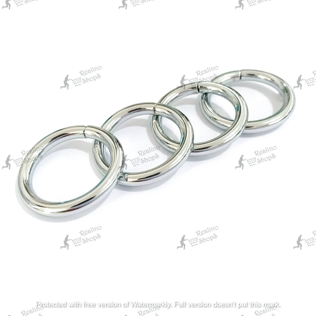 RING BULAT / RING O - 2.5CM NEKEL (KUALITAS TEBAL)