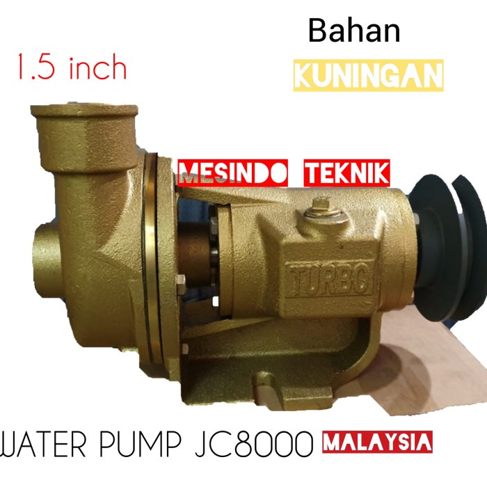 POMPA PC8000 WATER PUMP TIPE JC 8000 1.5 INCH KUNINGAN