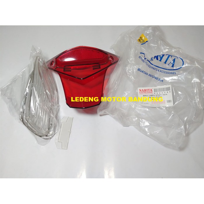 Mika Stop Plus Sen Blade 110 Lama Kaca Lampu Rem Belakang Motor Lokal