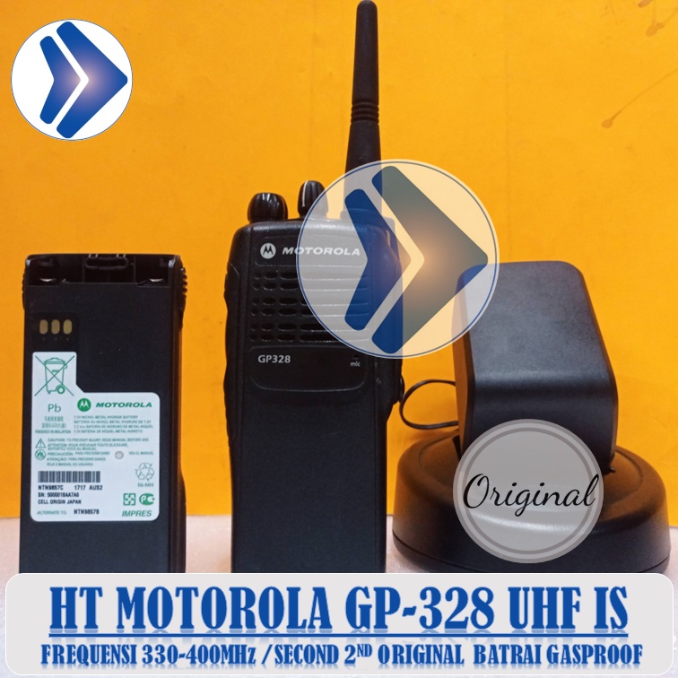 HT Bekas Motorola Gp 328 UHF IS (Gasfrop)