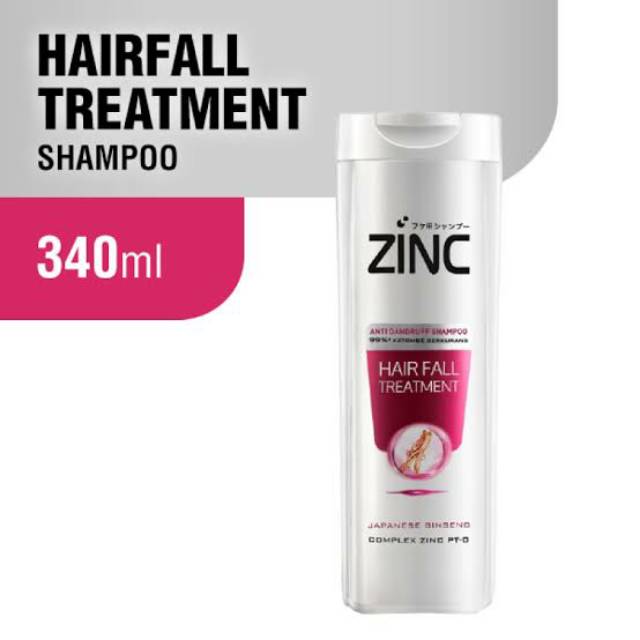 ZINC SHAMPOO 340 ML ANTI DANDRUFF SAMPO ZINC