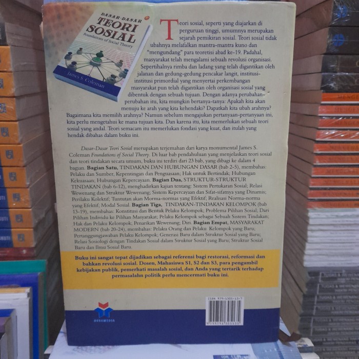 

FLASH SALE!!! DASAR-DASAR TEORI SOSIAL OLEH JAMES S. COLEMAN TERLARIS