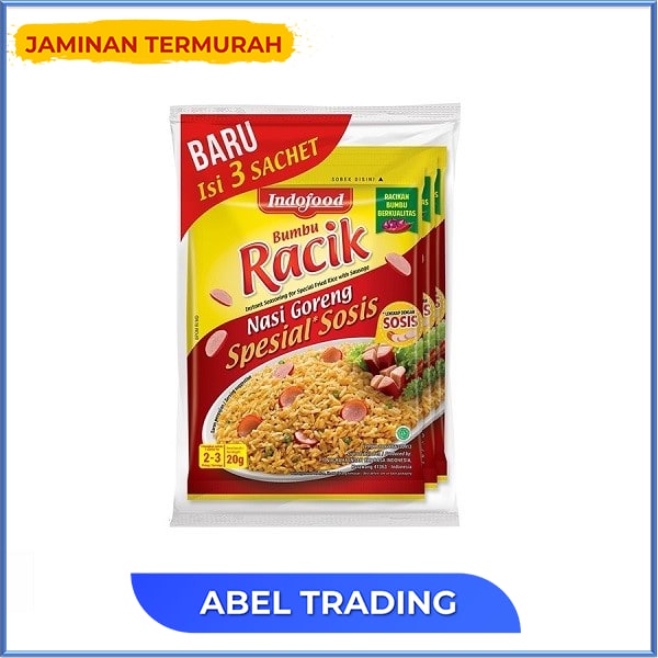 

INDOFOOD BUMBU RACIK NASI GORENG SOSIS 3'S X 20 GR