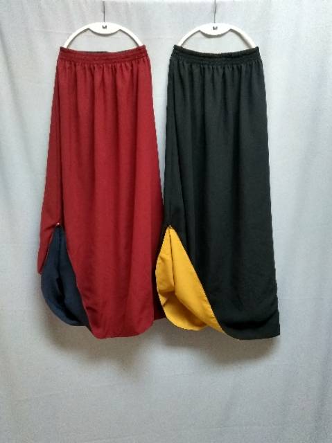 Rok Bolak Balik (BOLBAL) PREMIUM Bisa Custom panjang dan Custom warna