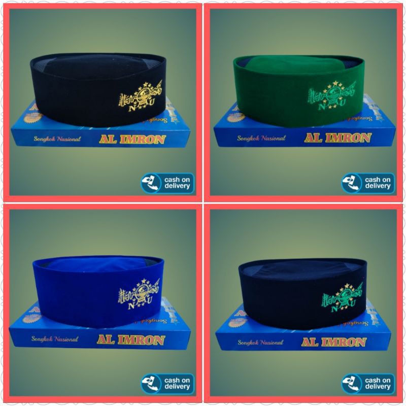 Peci Kopyah songkok  hitam NU