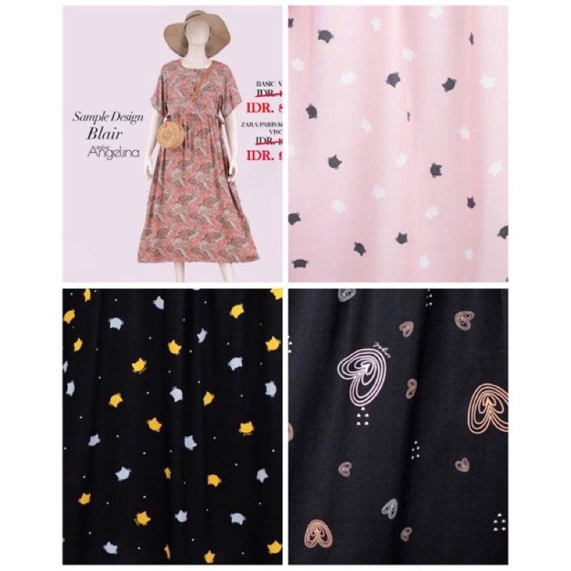 Sample Design Cat Head Black Atelier Angelina