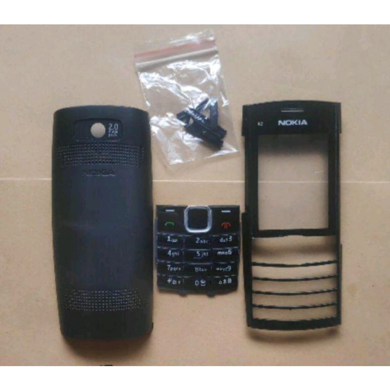 CASING KESING NOKIA X2-02 X2 02 X202 RM694 RM-694 CASE DEPAN BELAKANG KEYPAD