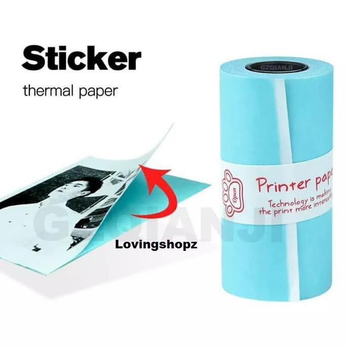 

Kertas Sticker Thermal Printer ukuran 58 x 30 mm, Kertas Peripage