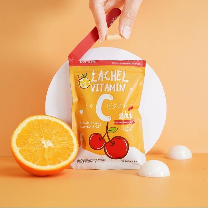 LACHEL VITAMIN C BY SKINEST THAILAND 100% ORI / SUPPLEMENT UNTUK KULIT by AILIN