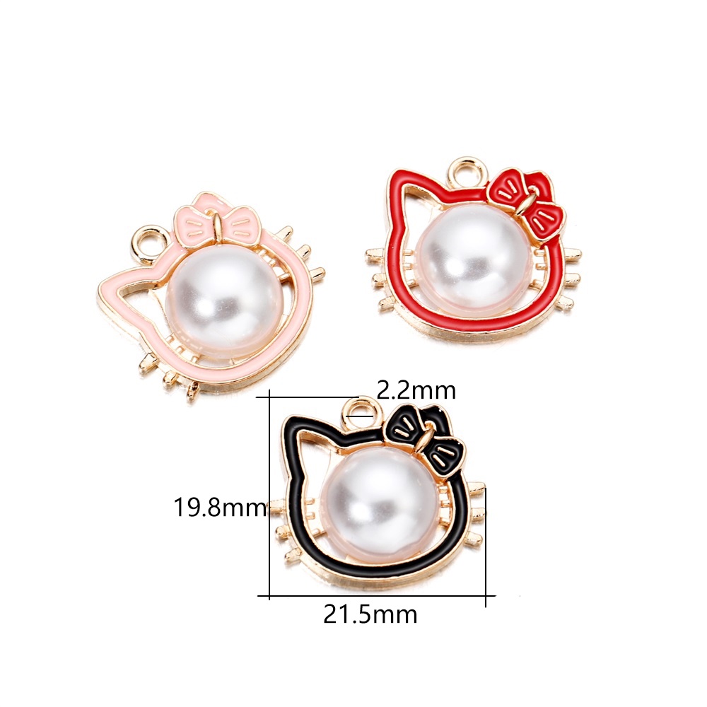 St .Kunkka 5pcs Bando Aksen Telinga Kucing + Mutiara Imitasi Bahan alloy Untuk Wanita