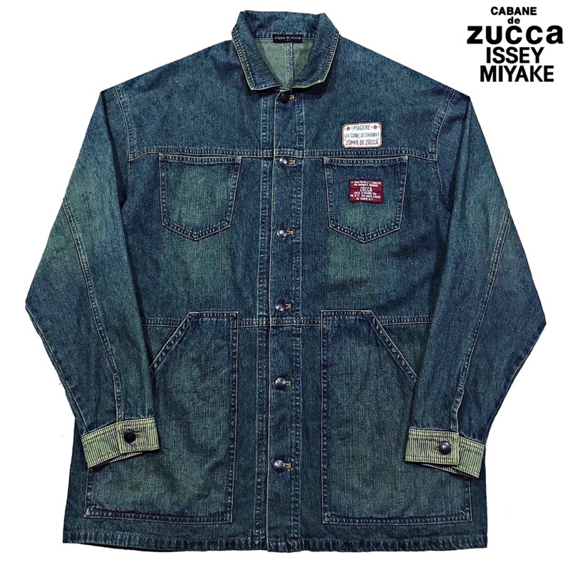 cabane de zucca denim chore jacket