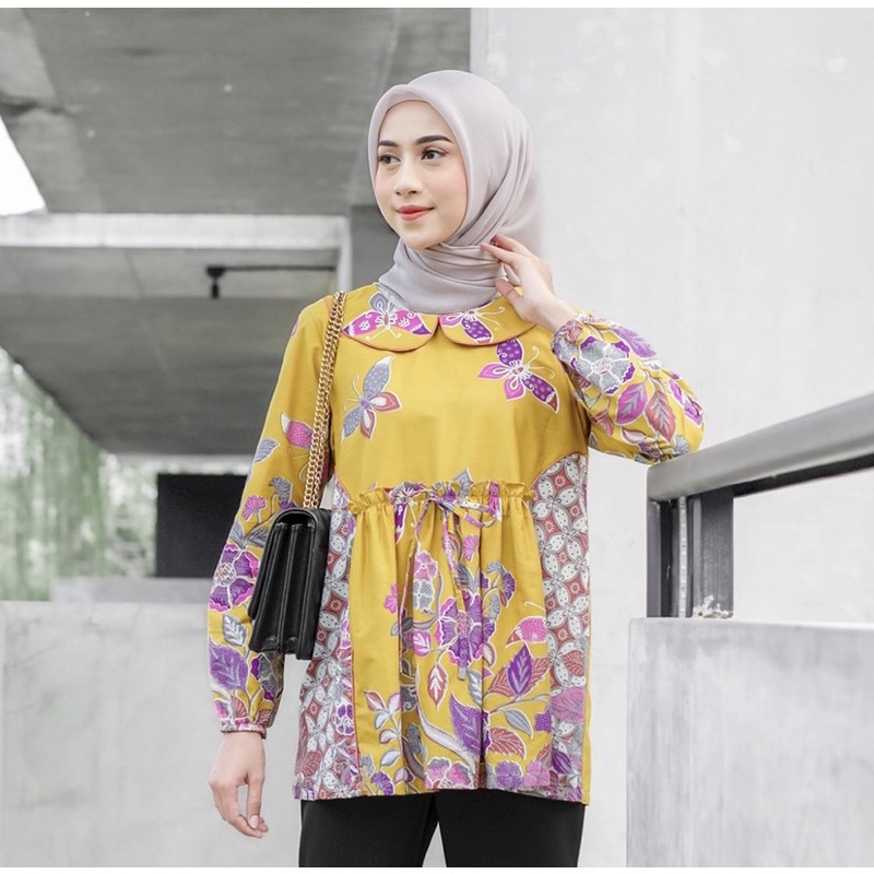 Batikula Kemuning Blouse ukuran M (ORIGINAL)